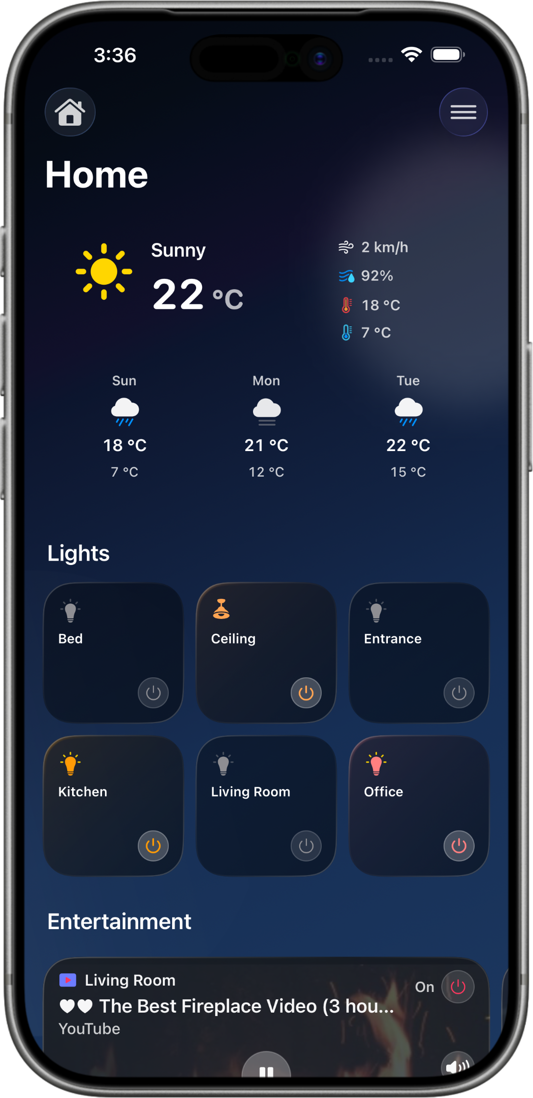 HomePane home screen preview